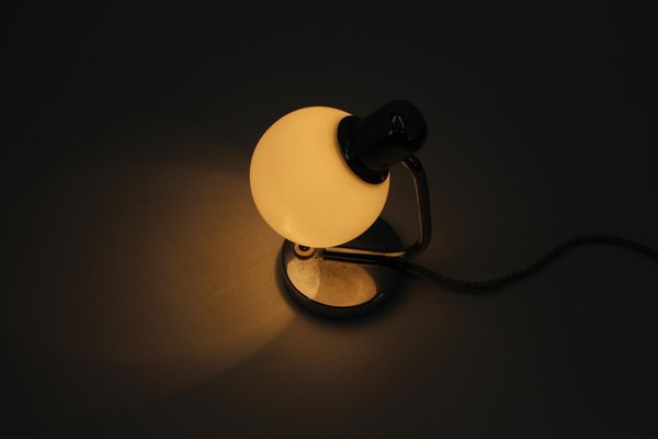 Bauhaus Table Lamp, Czechoslovakia, 1940s-TZ-920259