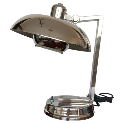 Bauhaus Table Lamp in Chrome, 1930s-TZ-1181288