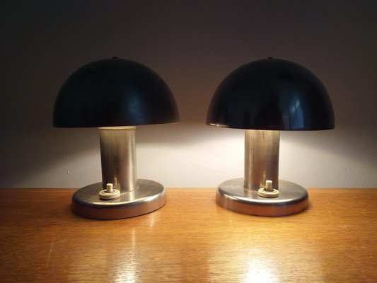 Bauhaus Table Lamps by Franta Anyz, 1930s, Set of 2-TZ-933426