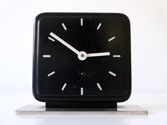 Bauhaus Table or Desk Clock by Marianne Brandt for Ruppelwerk Gotha Germany, 1932-WPT-1083222