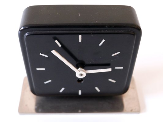 Bauhaus Table or Desk Clock by Marianne Brandt for Ruppelwerk Gotha Germany, 1932-WPT-1083222