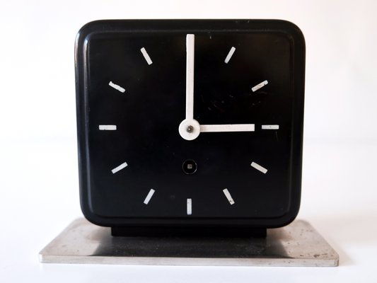 Bauhaus Table or Desk Clock by Marianne Brandt for Ruppelwerk Gotha Germany, 1932-WPT-1083222