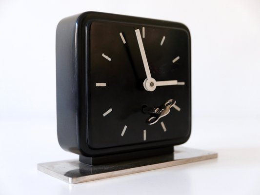 Bauhaus Table or Desk Clock by Marianne Brandt for Ruppelwerk Gotha Germany, 1932-WPT-1083222