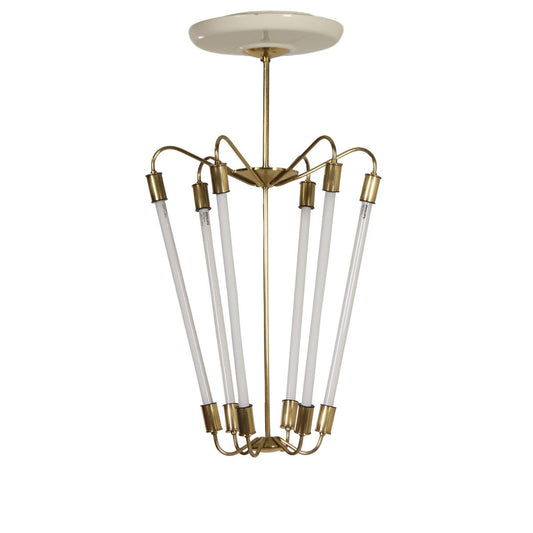 Bauhaus Tl KH 620 Pendant Light in Brass from Technische Unie, 1950s