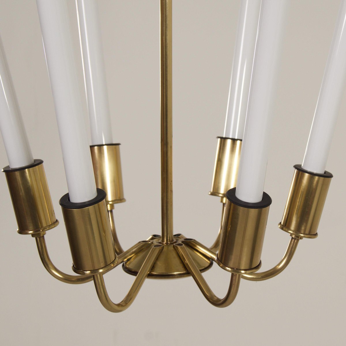 Bauhaus Tl KH 620 Pendant Light in Brass from Technische Unie, 1950s