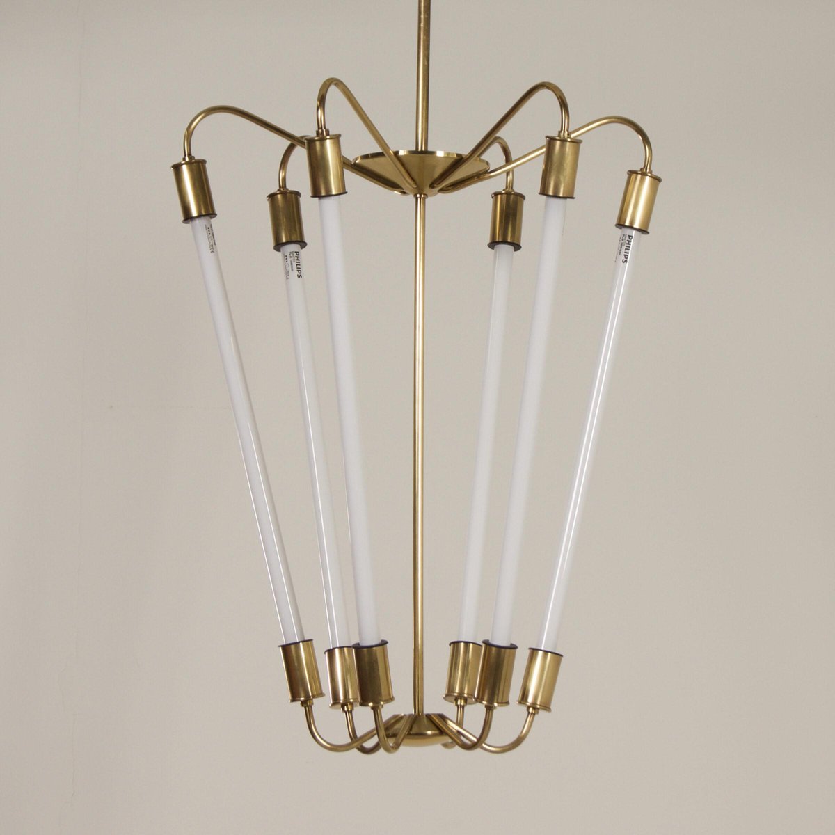 Bauhaus Tl KH 620 Pendant Light in Brass from Technische Unie, 1950s