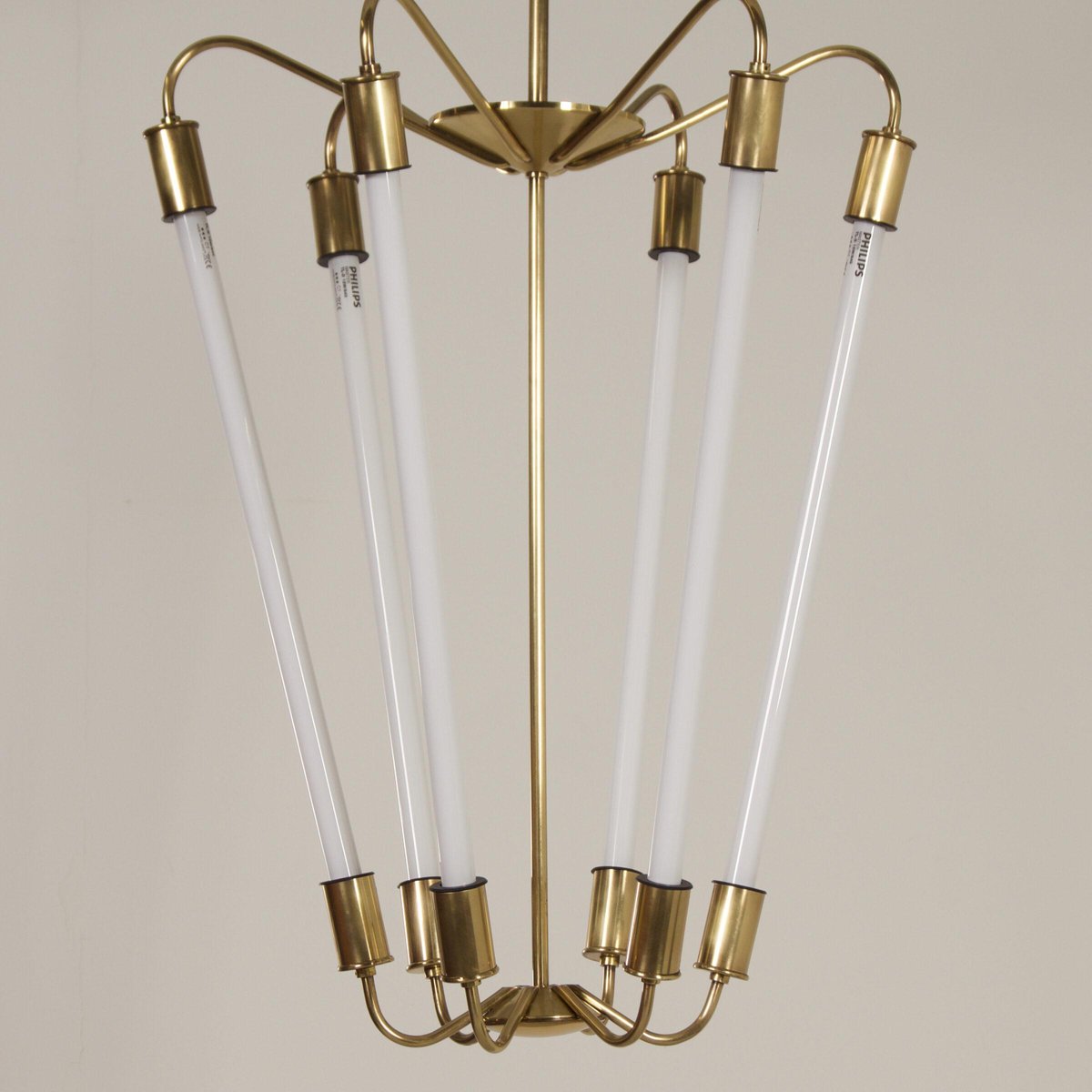 Bauhaus Tl KH 620 Pendant Light in Brass from Technische Unie, 1950s