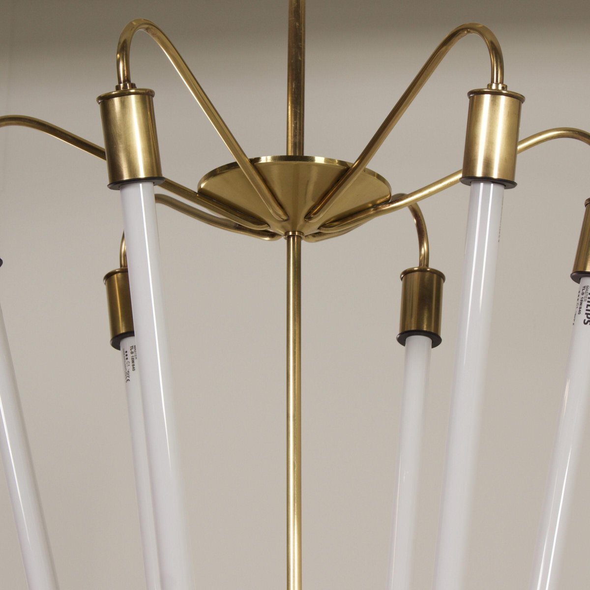 Bauhaus Tl KH 620 Pendant Light in Brass from Technische Unie, 1950s