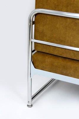 Bauhaus Tubular Chrome & Steel Sofa from Hynek Gottwald, 1930s-WVS-1757875