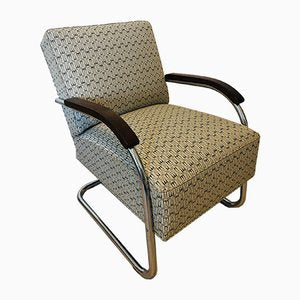 Bauhaus Tubular Steel Armchair from Mücke Melder, 1930s-YNX-676048