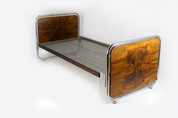 Bauhaus Tubular Steel Beds, 1940s, Set of 2-WVS-2017289