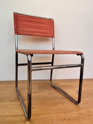 Bauhaus Tubular Steel Chrome Chair attributed to Hynek Gottwald, 1928-TZ-1802520