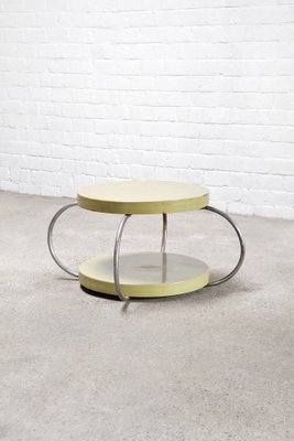 Bauhaus Tubular Steel Coffee Table, 1930s-WUY-1304155