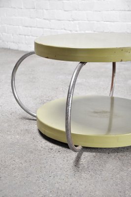 Bauhaus Tubular Steel Coffee Table, 1930s-WUY-1304155