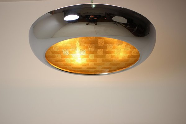 Bauhaus UFO Pendant by Josef Hurka for Napako, 1940s-TZ-1185419