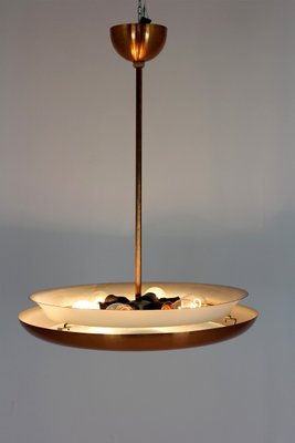 Bauhaus Ufo Pendant Lamp by Josef Hurka for Napako, 1930s-WVS-2034491