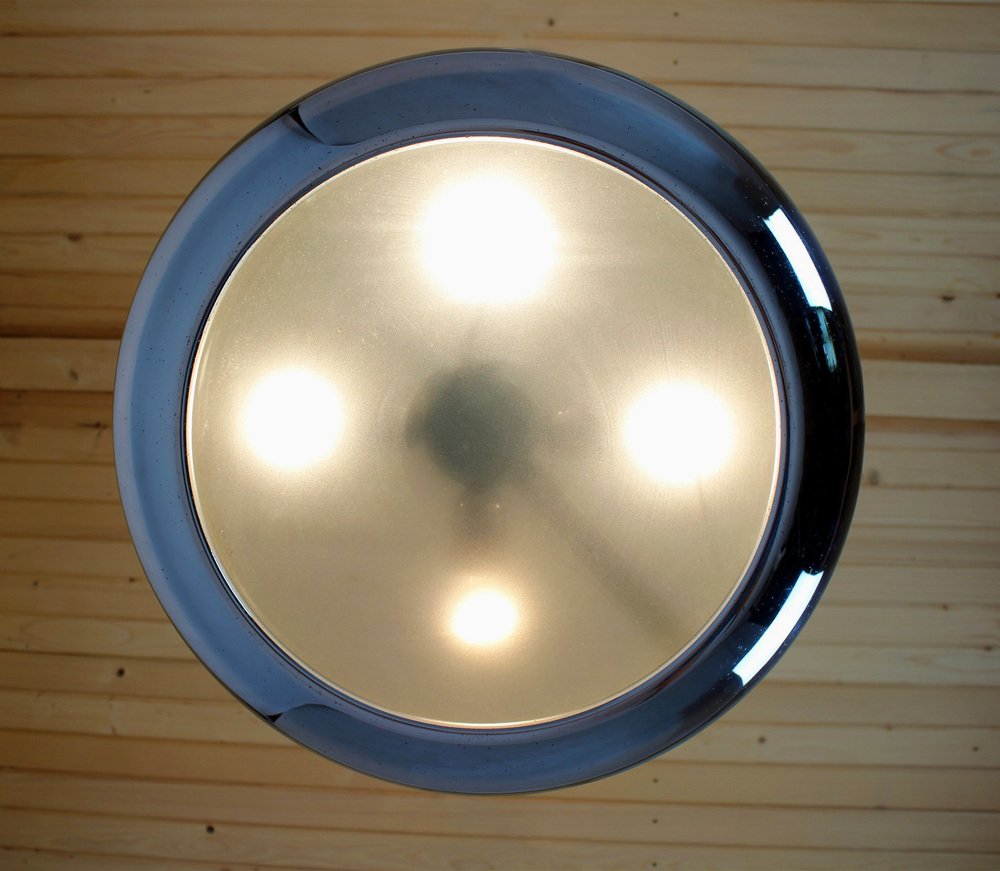 Bauhaus UFO Pendant Lamp by Josef Hurka for Napako, 1930s