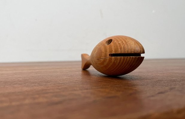 Bauhaus Urfisch Fish Rattle by Hugo Kükelhaus for Hohenfried Werkstätten, 1940s-UAH-1760246