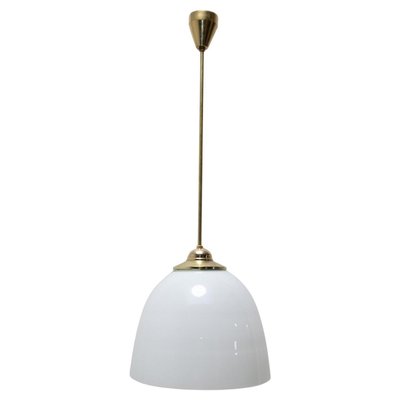 Bauhaus White Pendant Lamp, 1930s-HXT-1312324