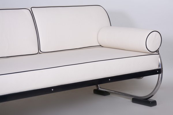 Bauhaus White Tubular Sofa by Robert Slezák, 1930s-WHY-1767776