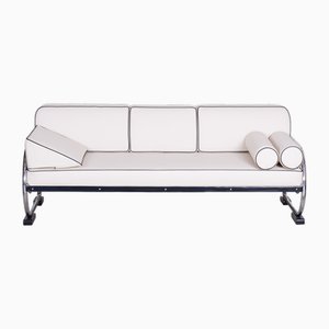 Bauhaus White Tubular Sofa by Robert Slezák, 1930s-WHY-1767776