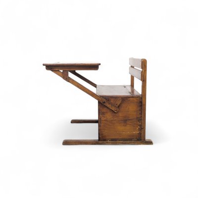 Bauhaus Wooden Kids Folding School Desk, 1920s-TLV-2034000