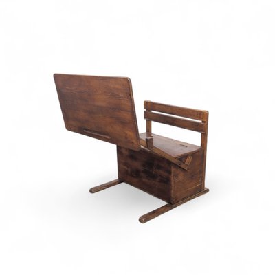 Bauhaus Wooden Kids Folding School Desk, 1920s-TLV-2034000