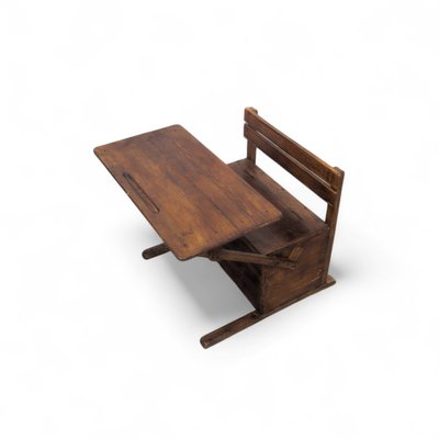 Bauhaus Wooden Kids Folding School Desk, 1920s-TLV-2034000