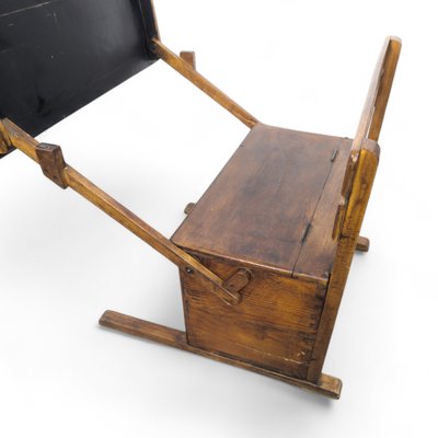 Bauhaus Wooden Kids Folding School Desk, 1920s-TLV-2034000