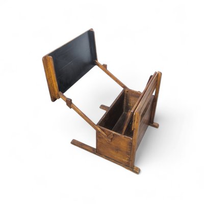 Bauhaus Wooden Kids Folding School Desk, 1920s-TLV-2034000