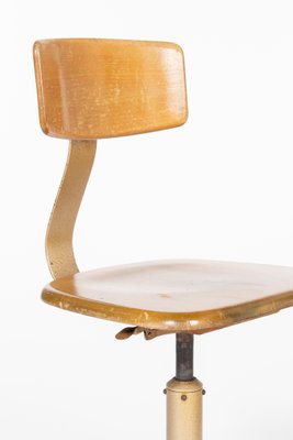 Bauhaus Wooden Model No. 364 Swivel Chair from Ama Elastik, 1940s-ABO-1438840