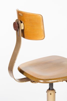 Bauhaus Wooden Model No. 364 Swivel Chair from Ama Elastik, 1940s-ABO-1438840