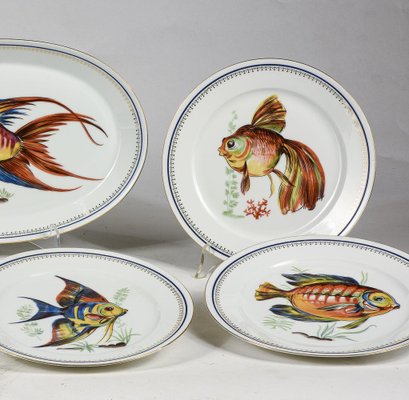 Bavaria Porcelain Dish Set, Germany, 1970, Set of 7-RAQ-1186768