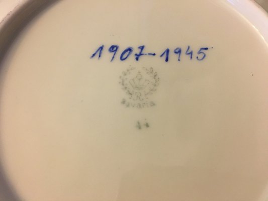 Bavarian Porcelain Plate, 1900s-WQQ-1135077