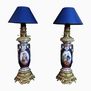 Bayeux Porcelain Lamps, Set of 2-WSV-1359496