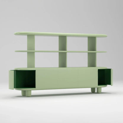 Freestanding Bookcase EXPLORER 234 XL by Bd Barcelona Design #Pastel Green