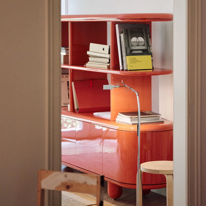 Freestanding Bookcase EXPLORER 234 XL by Bd Barcelona Design #Coral Red