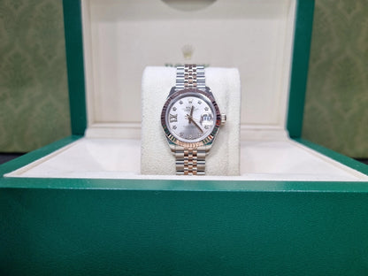 [빈티지/매장즉시발송] Rolex® Datejust 28 (28mm | 썬더스트 핑크 다이얼 | 스타/별 다이아 인덱스 | 로즈골드 | 플루쥬빌)