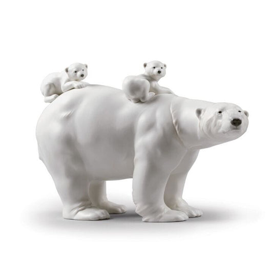Mummy Bear and Babies Figurine by Lladró