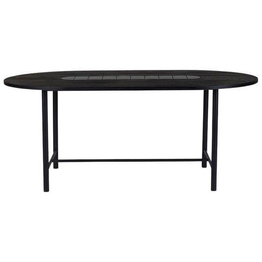 Be My Guest Dining Table 180 in Black Oak by Warm Nordic