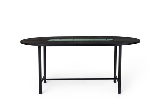 Be My Guest Dining Table 180 in Black Oak by Warm Nordic