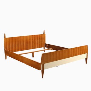 Bed Frame in Laminate & Mahagony, 1960s-VMM-1694118