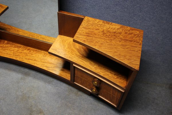 Bedroom Suite with Bed, Nightstands & Dressing Table, 1940s, Set of 4-AWH-1275931