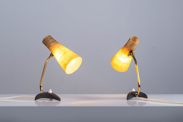 Bedside Crowfoot Lamps from Cosack Leuchten, 1950s, Set of 2-NHX-2035035