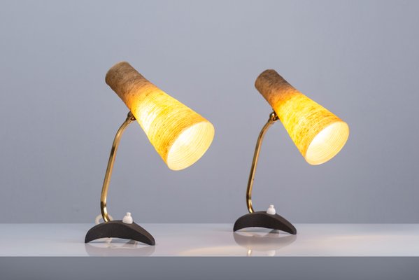 Bedside Crowfoot Lamps from Cosack Leuchten, 1950s, Set of 2-NHX-2035035