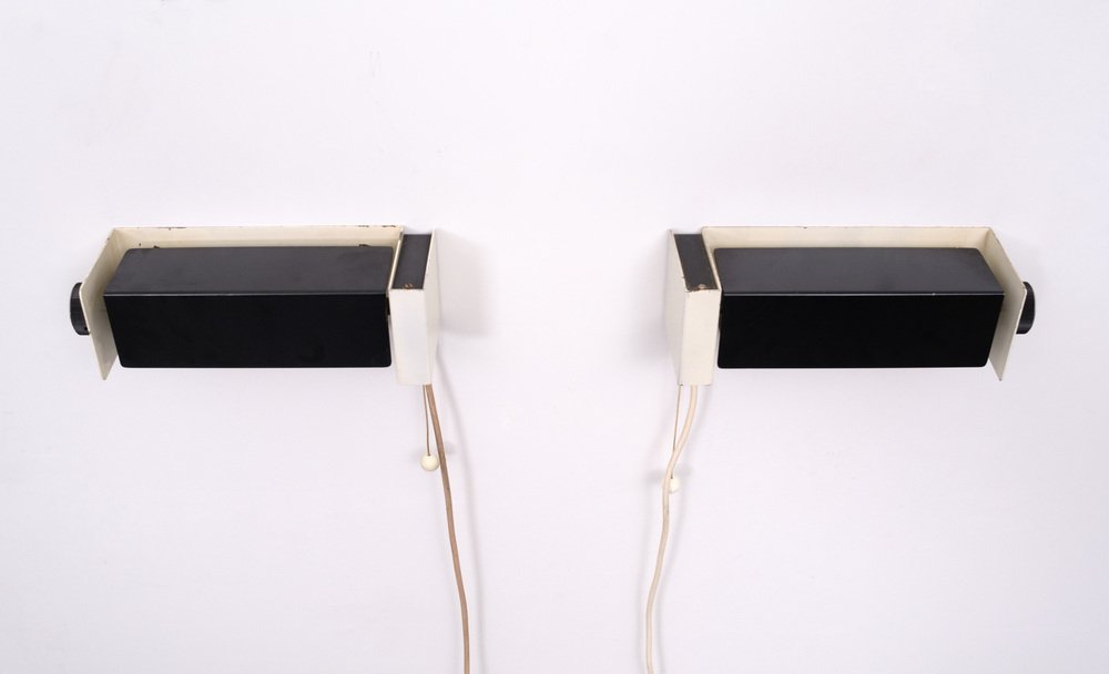 Bedside Sconces from Hiemstra Evolux, 1950s, Set of 2