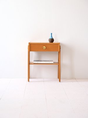 Bedside Table in Oak, 1960s-QWP-2034919