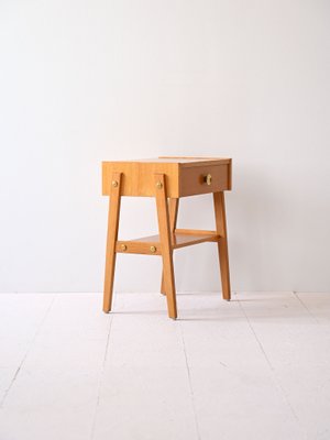 Bedside Table in Oak, 1960s-QWP-2034919