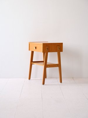 Bedside Table in Oak, 1960s-QWP-2034919