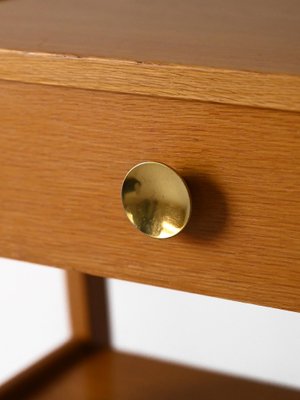 Bedside Table in Oak, 1960s-QWP-2034919